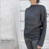 black linen top /  חולצת פשתן שחורה - studio oh design
