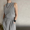Lenny Black and white plaid top  /  חולצת לני משובצת שחור-לבן - studio oh design