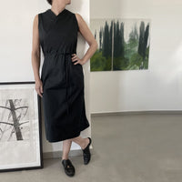 BLACK WRAP dress  /  שמלת מעטפת שחורה - studio oh design