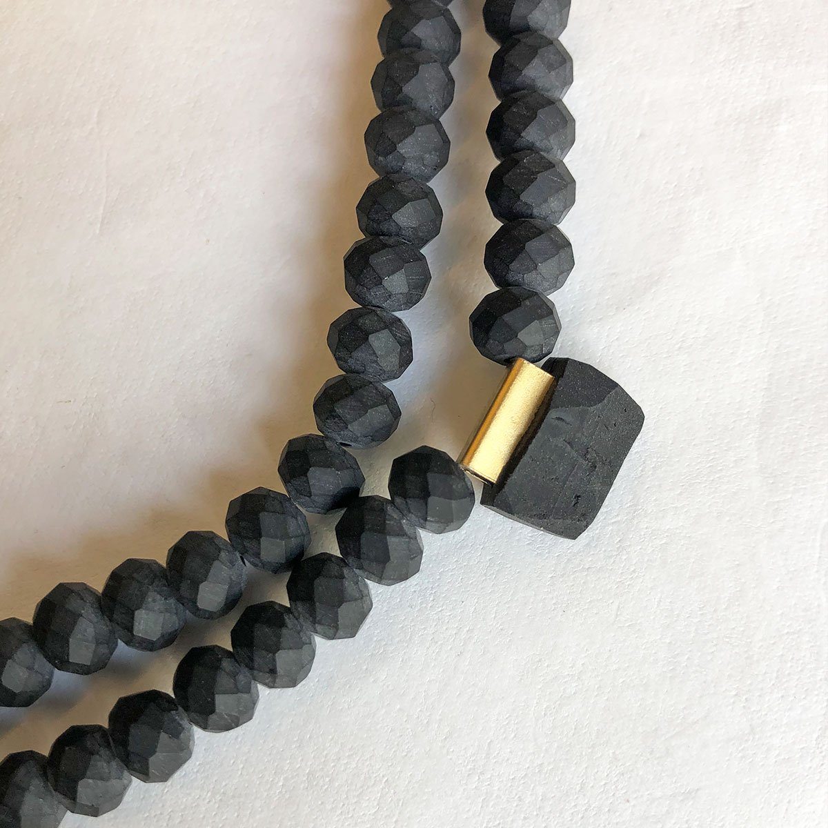 Large crystal beads necklace / שרשרת חרוזי קריסטל גדולים - studio oh design