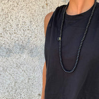 Large crystal beads necklace / שרשרת חרוזי קריסטל גדולים - studio oh design