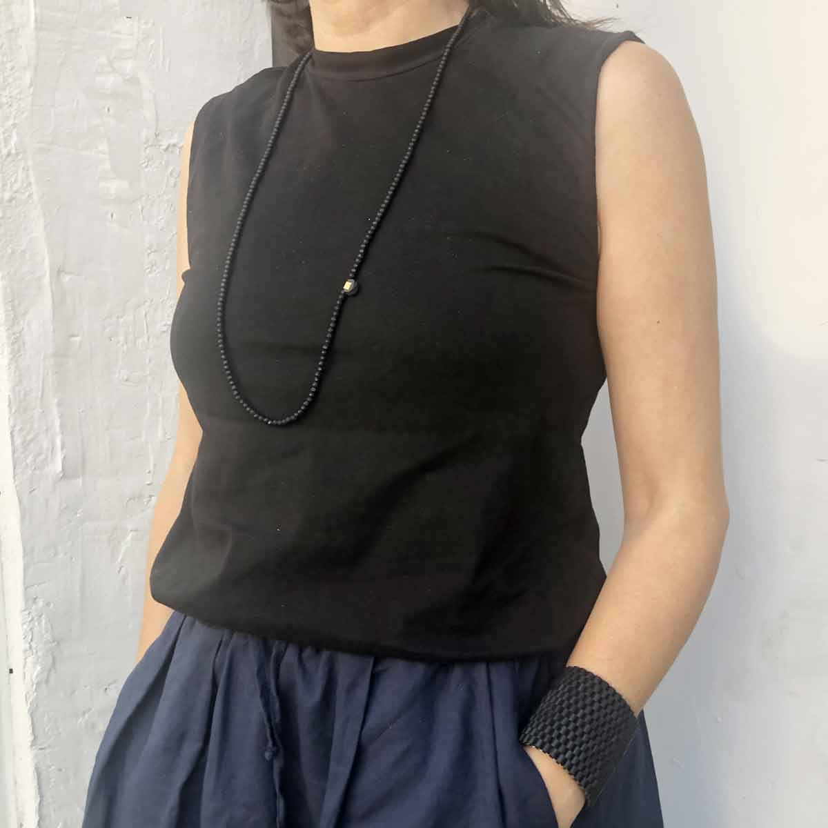 small crystal beads necklace / שרשרת קריסטלים קטנים - studio oh design