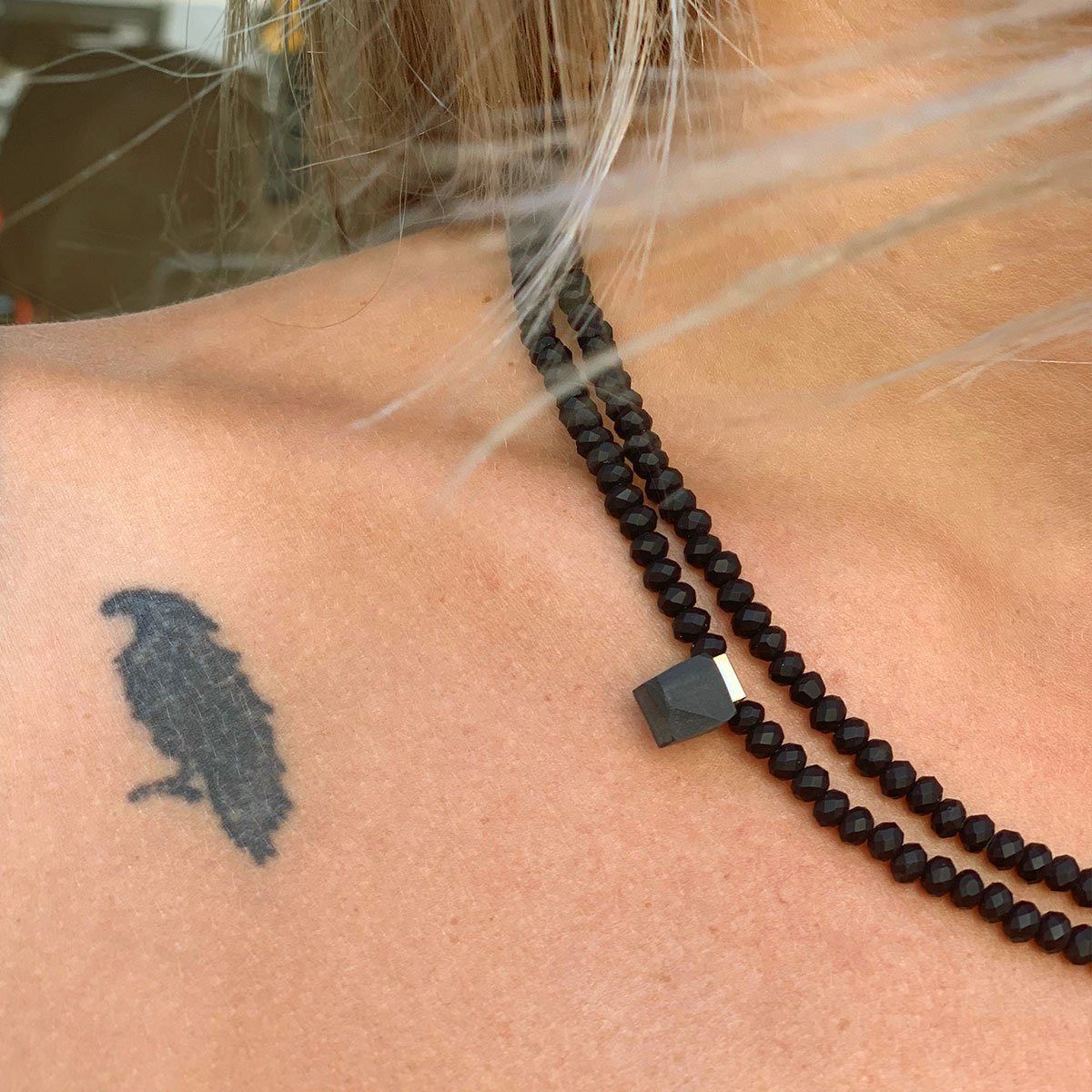 small crystal beads necklace / שרשרת קריסטלים קטנים - studio oh design