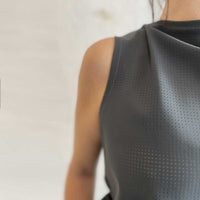 Gray holy top /  חולצת הולי אפורה - studio oh design