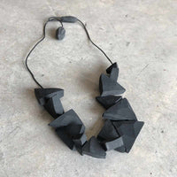 Triangles beads necklace / שרשרת משולשים - studio oh design