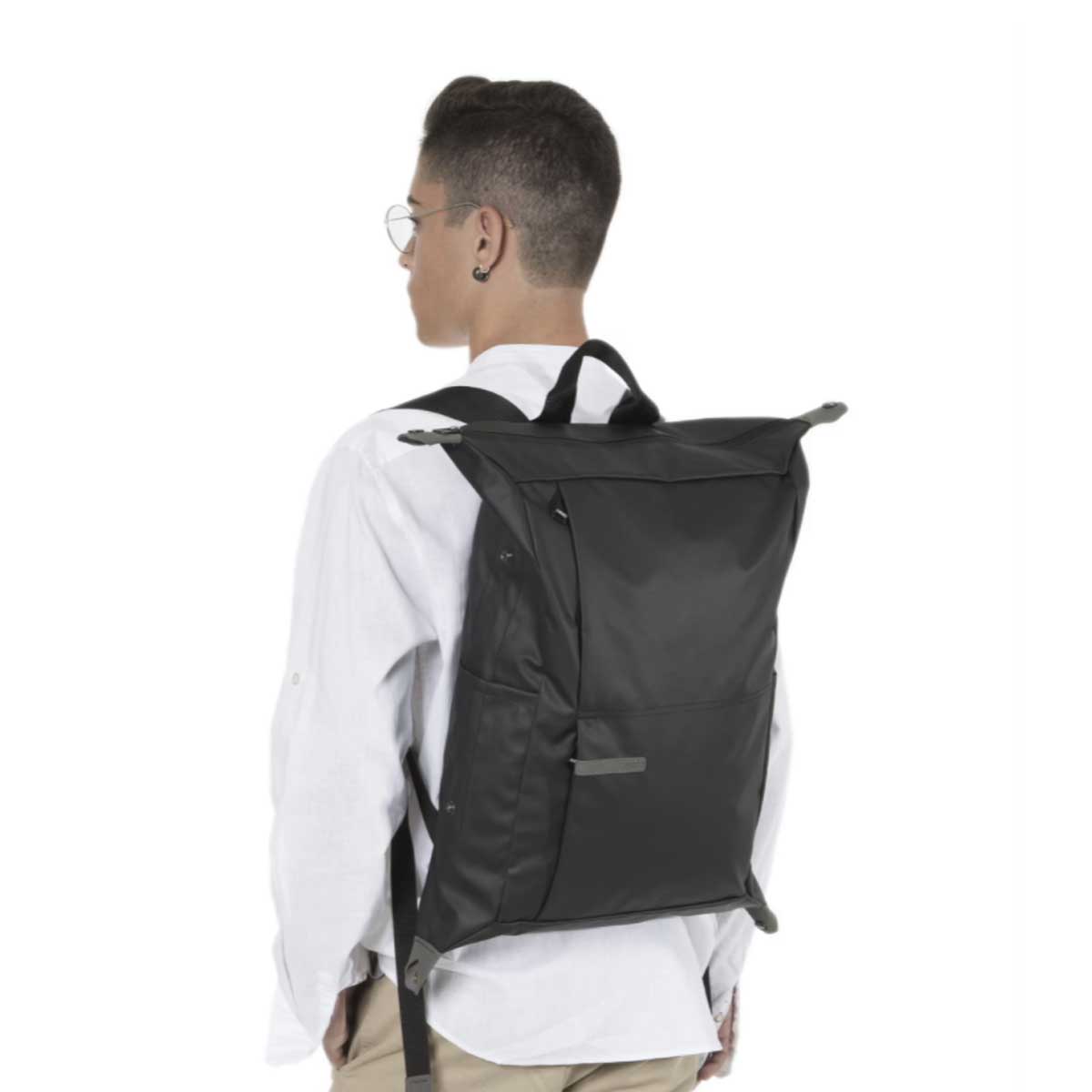 Ragnar PURx Carbon bag  /   תיק גב רגנר שחור גדול - studio oh design