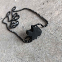 Tiny Plus necklace / שרשרת פלוס קטן - studio oh design